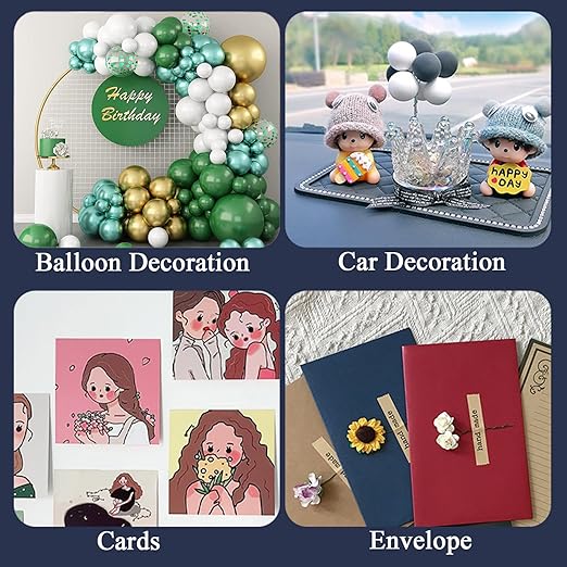 Adhesive Stick dots Two-Sided Sided Mounting Putty Stick Tack for Wall Hanging Crafts Balloons Festival Party Decorations,Clean Removable(0.79"*0.79"-240)