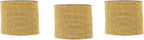 AAYU Natural Jute Burlap Ribbon Roll Brown 3 inch 90 feet 30 Yards, DIY Gift Wrapping Home Decor Crafts Christmas Decoration (3 Pack)