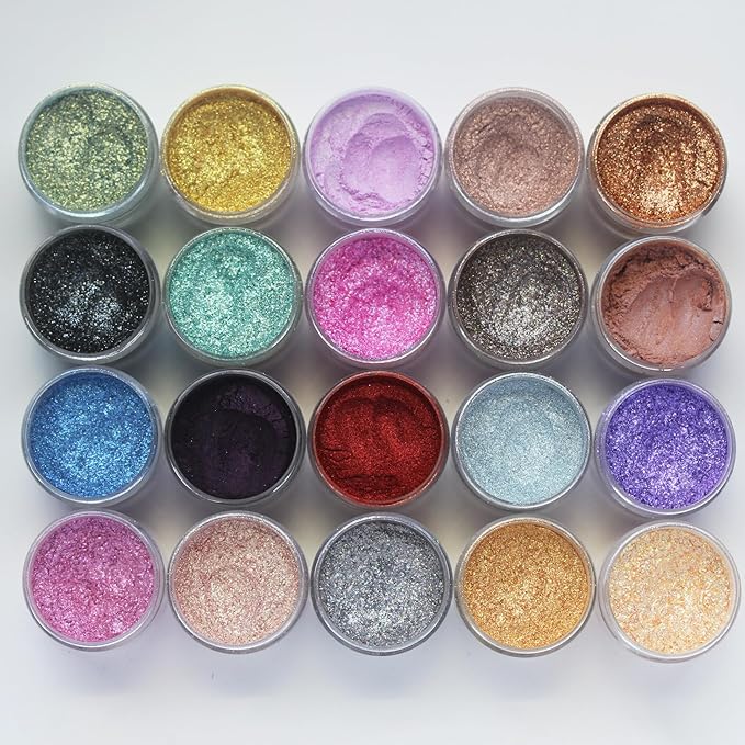 Premium Diamond Mica Powder Pigment- for Epoxy, Resin, Soap, Paint, Woodworking, Acrylic Pouring, Bath Bombs, Fishing Lures - DIY Arts and Crafts Additive (Glaring Red Bronze)