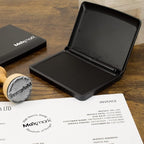 MaxMark Large Gray Stamp Pad - 2-3/4" by 4-1/4" - Premium Quality Felt Pad