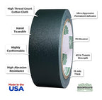 BookGuard 1-1/2 Inch Vinyl-Coated Cotton Cloth Bookbinding Repair Tape, 15 Yard Roll, Forest Green
