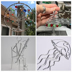 196 Feet Aluminum Wire for Sculpting, 12 Gauge Metal Bendable Wires 2 mm Thickness, Flexible Craft Aluminum Wire for Jewelry Making Beading Floral Soft DIY (Silver)