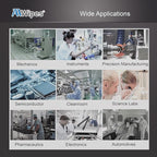 AAwipes Cleanroom Cellulose/Polyester Wipes Bulk, (6"x6", 1 Box 9,000 Pcs per 30 Bags, NW06806) Lint Free Nonwoven Polycellulose for Lab, Electronics, Pharmaceutics, Electronics