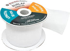 Mandala Crafts White Burlap Ribbon 2.5 Inches Wide Jute Ribbons for Crafts - 20 Yds Roll Rustic Burlap Wrap Trim Ribbons for Wreaths Bows Wedding Party Decoration