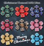 CiaraQ DND Dice Sets - 26 X 7 Polyhedral Dice (182pcs) with a Large Drawstring Bag for Dungeons and Dragons, Role Playing Table Game. Multiple Colors, Christmas/Halloween/Easter/Holiday Themed Dice