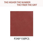 150pcs 240 Grit Sanding Discs, 5-Inch 8-Hole Sandpaper, for Woodworking or Automotive