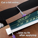 BookGuard 2 Inch Bookbinding Tape, Vinyl Coated Cotton Cloth Book Tape, Ideal Book Repair and Library Supplies - 15 Yards, Black
