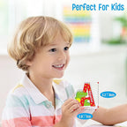 26 Magnetic Alphabet, Uppercase Letters with Adorable Zoo Animal Alphabet ABC Fridge Magnets Educational Spelling Learning Games Toys Set for Kids, Toddlers 3 4 5 Years Old