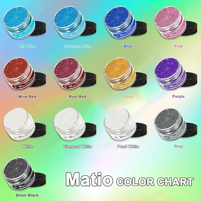 Matio Cerulean Blue Mica Powder for Epoxy Resin, 1.8oz/ 50g Pearlescent Effect Mica Powder Natural Color Pigment for Soap Making, Bath Bomb,Candle Dye,Resin Craft,Paint,Nails Art,Jewelry,Slime Pigment