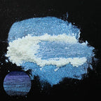 Matio Chameleon Mica Powder, 1.06oz/ 30g Midnight Dream White Chrome Powder, Pearlescent Effect Color Shift Pigment for Resin Craft, Soap Candle Dye, Nail Art, Makeup, Bath Bomb,Paint,Slime Pigment