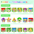Magnetic Color & Shape Maze, Toddler Montessori Toys for 3 4 5 Year Old Girl Boy Birthday Gift, Magnetic Puzzles Board for Kids, Wooden Magnets Color Shape Sorting Toys, Preschool Learning Activities