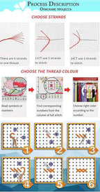Hopeart Stamped Cross Stitch Kits for Beginner Embroidery Kits for Beginners Adults DIY 11CT Cross Stitch Patterns Needlepoint Kits Crossstitching Kits-Van Gogh Starry Cat 18x18 inch
