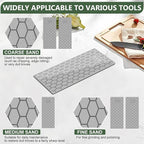 Diamond Sharpening Stone, 5 Pcs Knife Sharpener Stone with Non-Slip Base, Diamond Sharpening Plate for Scissors Pocket Knife Outdoor Kitchen Sharpening Tools (400/600/800/1000/1200 Grit)
