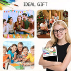 WINNER 5.5" x 8.5" Sketch Book, 4-Pack 400 Sheets Spiral Bound Art Sketchbook, 68lb/100gsm White Acid Free Drawing Pad, Painting Drawing Writing Sketch Pad for Kids, Adults, Teens, Girls & Boys