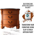 Daydream Apothecary Premium Chalk Style Paint for Furniture, Home Décor, Wood, DIY Interior Projects, Quick Dry, No Prep or Prime Needed, Matte Copper Brown - 8oz
