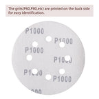 150pcs 1000 Grit Sanding Discs, 5-Inch 8-Hole Sandpaper, for Woodworking or Automotive