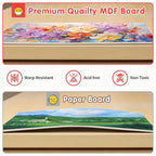 FIXSMITH Canvas Boards for Painting 8x10 Inch, Super Value 4 Pack Paint Canvases, White Blank Canvas Panels, 100% Cotton Primed, Painting Art Supplies