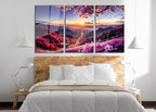 SpiritualHands Scenery Tempered Glass Wall Art Painting for Living Room, Tempered Glass Modern Prints Decor, Large Vivid Color Panel for Bedroom, Kitchen, or Office