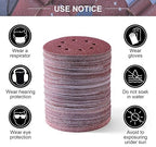 S SATC 150 PCS Sanding Disc 60 80 100 120 150 180 240 320 400 600 Grit Sanding Discs 5 Inch 8 Hole Hook and Loop Sanding Discs for Random Orbital Sander
