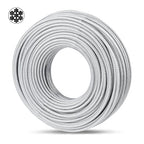 3/16" Wire Rope, 100Ft PVC Coated Steel Cable 7×7 Strand Core, Ideal Cable Railing System for Stair Handrail Balusters Porch Fence Deck, String Light Hanging, Clothesline, Curtains, Shade Sail