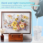 KISREL UV Resin 1000g-Upgraded UV Resin Kit, Hard Type Crystal Clear Ultraviolet Curing UV Epoxy Resin for Craft Jewelry Making