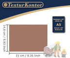 3 Sheets Self-Adhesive Decorative Film Paving Stones and Surfaces for Model Making in Scale 1:87 Scale H0 (UK: 3.5 mm Scale) (Red Paving Stones Herringbone)