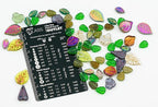 1.4oz (40g) Summer Mix of Small Czech Glass Leaf Beads, Hand Made Set Kit, Leaves 01