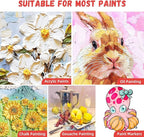 Simetufy Canvas Boards for Painting 11”x14” 46 Pack Bulk Canvases for Painting - Cotton Canvas Panels for Oil, Acrylic & Watercolor Painting