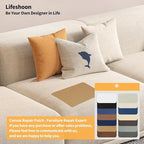Fabric Repair Patches, Canvas Self-Adhesive Fabric Patches Tape Durable, DIY Large Canvas Repair for Sofa, Couches, Furniture, Chair, Clothing （3.5X79 Inch, White）