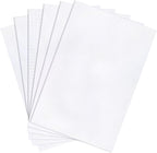Caydo 6 Pieces Aida Cloth 14 Count White Cross Stitch Fabric for Craft Embroidery, Handmade Needlework, DIY Handicrafts, 12 by 18-Inch