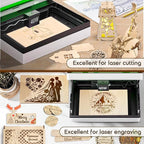 12 PCS 12x20x1/8 Inch Basswood Sheets, MAPRIAL Smooth 3mm Plywood for Laser Cutting, Unfinished Wood Board for Engraving, Wood Burning, Painting, Crafts, Ornaments, Models, Cutter, Engraver, Gifts