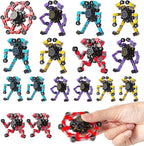 Transformable Fidget Spinners 16 Pcs for Kids and Adults Stress Relief Sensory Toys for Boys and Girls Fingertip Gyros for Party Favors Easter Gifts for Kids
