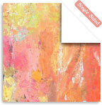 24 Sheets 12 Designs Scrapbook Paper Pad,6"×6” Single-Sided Decopodge Craft Cardstock Paper,Christmas Scrapbooking DIY Decorative Background Cardmaking Supplies.Oil Painting