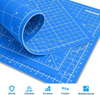 DIYSELF Cutting Mat 8in×6in, Self Healing Cutting Mat, A5 Rotary Cutting Mats for Crafts Sewing Hobby Fabric Project, 5-Ply Craft Cutting Board Double Sided, Craft Mat for Quilting