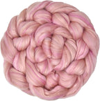 Merino Silk Luxe Tonal Designer Blend. Superfine Merino, Mulberry Silk, Tussah Silk. Top Roving for Spinning or Felting. Tender Heart 4oz