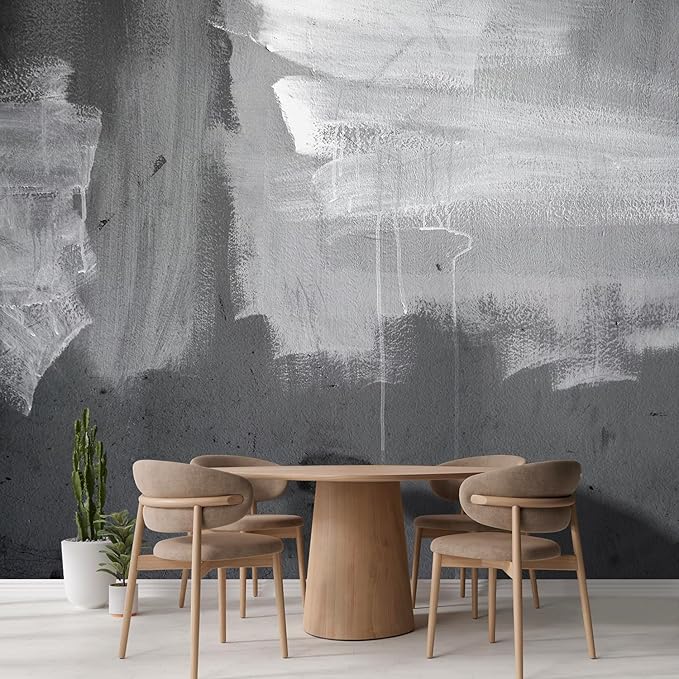 wall26 Wall Sticker/Wall Mural Metal Background, Not Peel and Stick, Non-Woven Wallpaper Decorative for Bedroom, Living Room, Office - 96x120 inches
