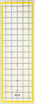 Breman Precision Quilting Rulers – 6x18 Inch Clear Acrylic Rulers for Quilting and Sewing – Laser-Cut Edge, Easy-Read Grid Lines, Angled Markers – Fabric Guide for Left & Right-Handed Users