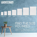FIXSMITH Canvas Boards for Painting 4x6 Inch, Super Value 24 Pack Mini Canvases, White Blank Canvas Panels, 100% Cotton Primed, Painting Art Supplies