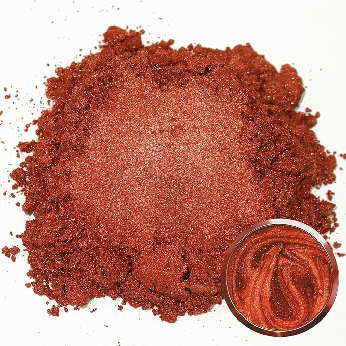 Matio Wine Red Mica Powder for Epoxy Resin, 1.8oz/ 50g Pearlescent Effect Mica Powder Natural Color Pigment for Soap Making, Bath Bomb, Candle Dye, Resin Craft, Paint, Nails Art, Jewelry,Slime Pigment