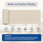 KING MOUNTAIN Linen Repair Patches, Self-Adhesive Linen Fabric Patches, 4 X 63 inch Extra Size, Multi Color, Can be Used for Linen Sofa Repair and Linen Clothes Repair (Cream-Gray2.0)