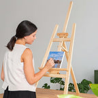 Elan Stretched Canvases 8x8, 6-Pack Canvases for Painting, Painting Canvas Bulk, Stretched Canvas for Adults Blank Canvas for Painting Painting Canvases, Paint Canvases for Painting, Art Canvas