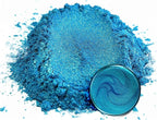 Eye Candy Pigments Premium Blue Mica Powder - Sora-IRO Blue (50gr) - for Epoxy, Resin, Soap, Paint, Woodworking, Acrylic Pouring, Bath Bombs, Fishing Lures - DIY Arts and Crafts Additive