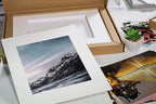 Mat Board Center, Pack of 25, 16x20 for 11x14 Black Picture Mat Sets - Acid Free, 4-ply Thickness, Bevel Pre-Cut White Core - Includes Backing Boards and Clear Bags - for Pictures, Photos, Framing