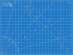 Elan Cutting Mat A2 Blue, Self Healing Cutting Mat 18x24 Inch, 5-Ply Craft Board Blue, Hobby Board for Crafts 18x24 Inch