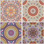 24 Sheets 12 Designs Scrapbook Paper Pad,6"×6” Single-Sided Decopodge Craft Cardstock Paper,Scrapbooking DIY Decorative Background Cardmaking Supplies.Datura