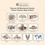 Mastodon S Wooden Puzzle for Adults - A 80-Piece Prehistoric Giant Ready to Adorn Your Living Space with Its Majestic Presence