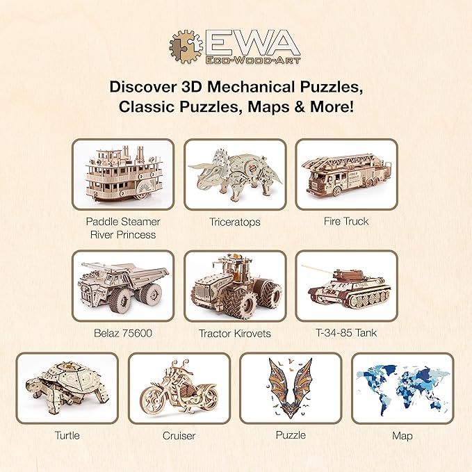 Mastodon S Wooden Puzzle for Adults - A 80-Piece Prehistoric Giant Ready to Adorn Your Living Space with Its Majestic Presence