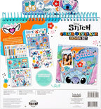 Fashion Angels Disney Stitch Color & Collage Design Set, Includes 15 Colorable Posters & 7 Sticker Sheets, Ideal Crafts Activity for Kids Ages 8 and Up