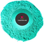Turquoise Gem Mica Powder for Epoxy Resin 56g / 2oz. Jar - TECHAROOZ 2 Tone Resin Dye Color Pigment Powder for Lip Gloss, Nails, Colorant for Slime Bath Bombs Soap Making & Polymer Clay