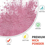 Mica Powder - 100g Mica Powder for Epoxy Resin - Metallic Color Pigment for Resin, Soap, Bath Bombs, Eye Shadow, Nails, DIY Crafting Projects etc. (Wine Red)
